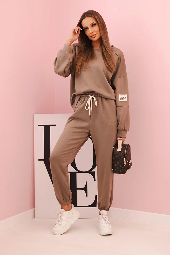 Komplet bluza + spodnie masełko fango - obrazek 2