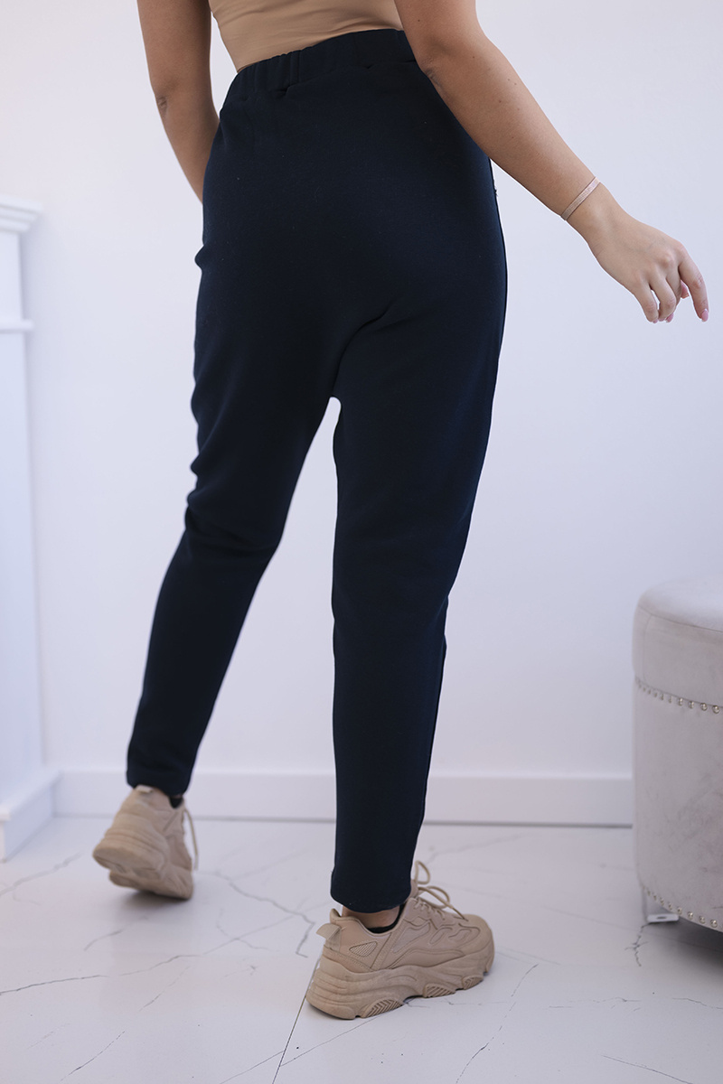 Komplet ze spodniami Baggy granatowy - obrazek 5