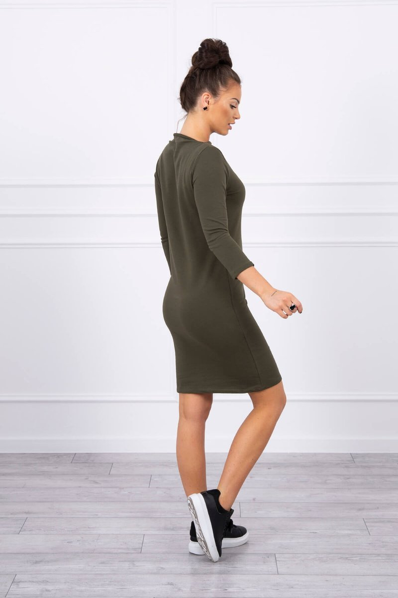 Sukienka Classical khaki - obrazek 2
