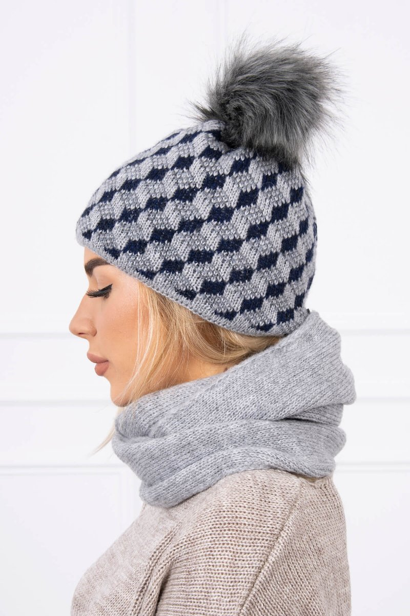 Komplet damski K155 ciemny szary - obrazek 2